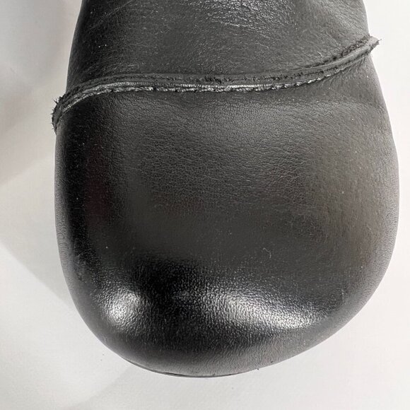 Taos Splurge Black Leather Mary Jane Wedge Casual Heeled Shoe Sz 9 - Picture 7 of 15